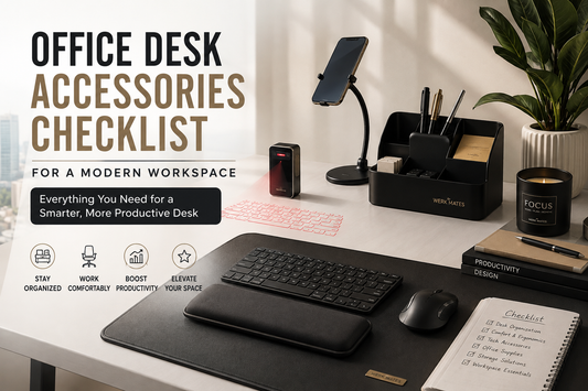 Office Desk Accessories Checklist for a Modern Workspace