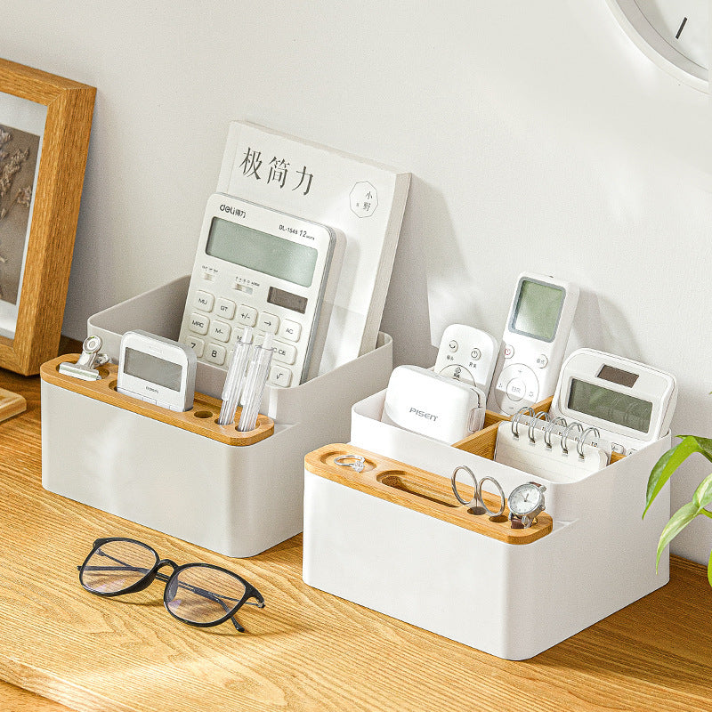 Desk storage box office accessories